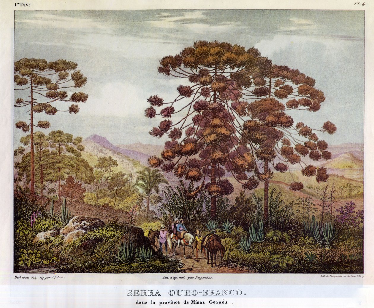 Serra Ouro-Branco da Johann Moritz Rugendas