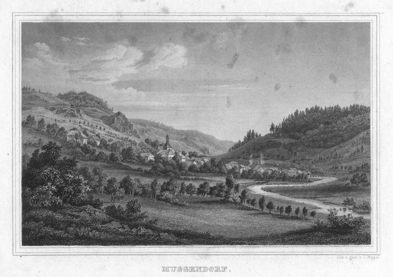 Muggendorf in Album della Svizzera francone da Johann Poppel