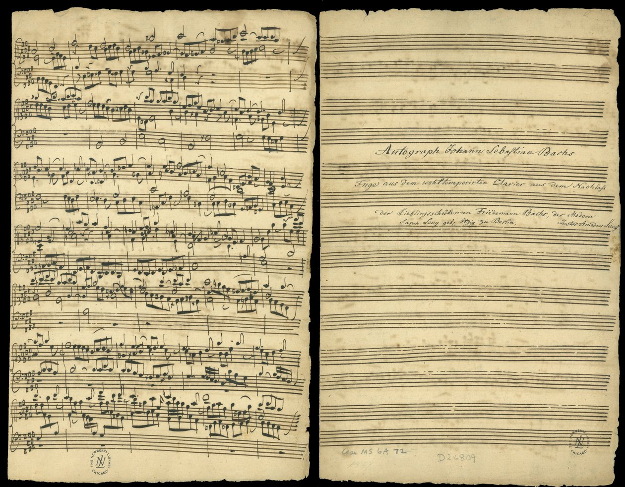 Partitura autografata di 
