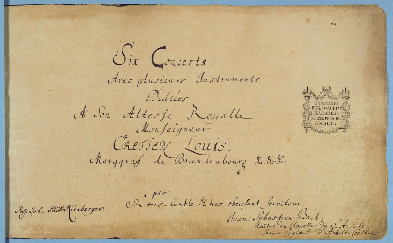 Pagina del titolo dei 