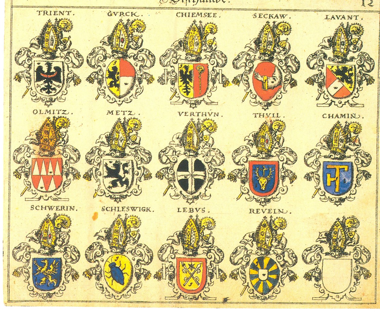 Stemma della diocesi di Verdun da Johann Siebmacher