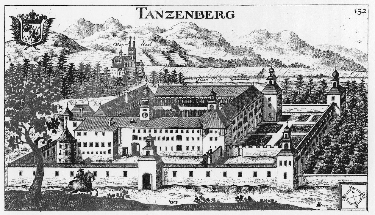 Castello Tanzenberg a Sankt Veit an der Glan / Carinzia / Austria / Unione Europea da Johann Weikhard von Valvasor