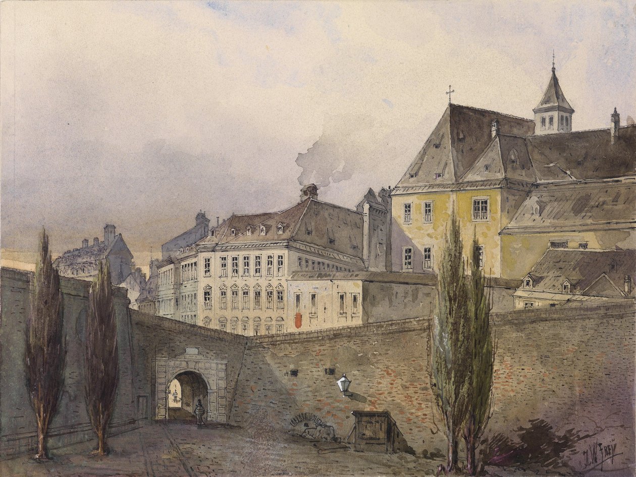 Veduta della città di Vienna da Johann Wilhelm Frey