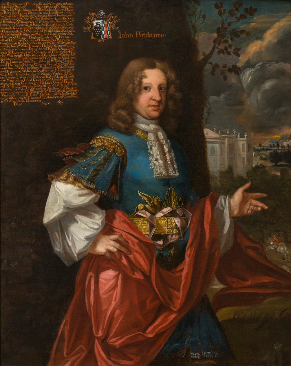 Ritratto di John Bridgeman di Prinknash (c.1655-1729) (c.1680-1711) da Johann (attr.to) Closterman