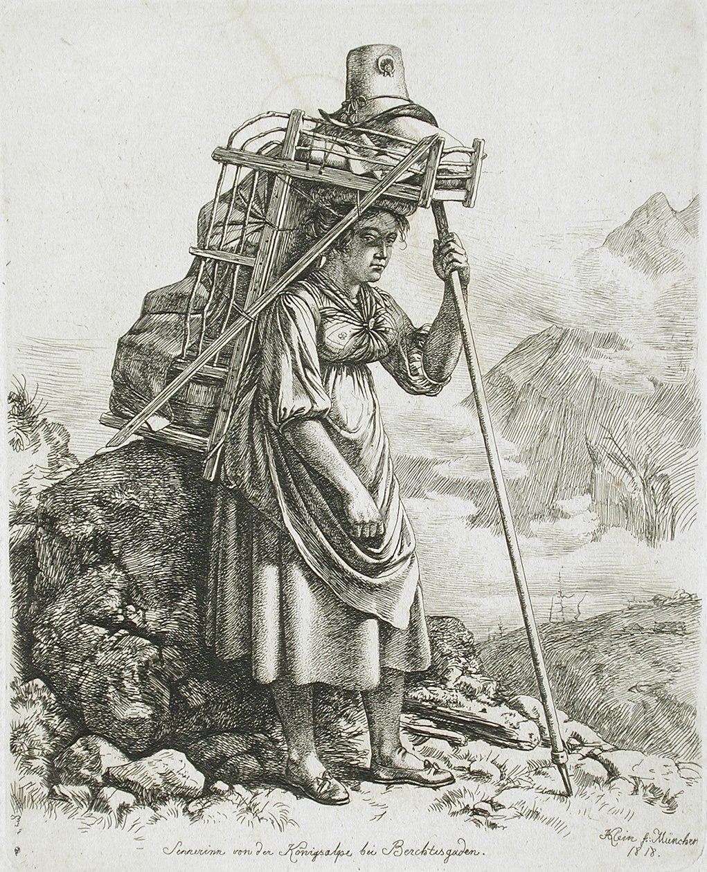 Lattaia di Berchtesgaden da Johann Adam Klein