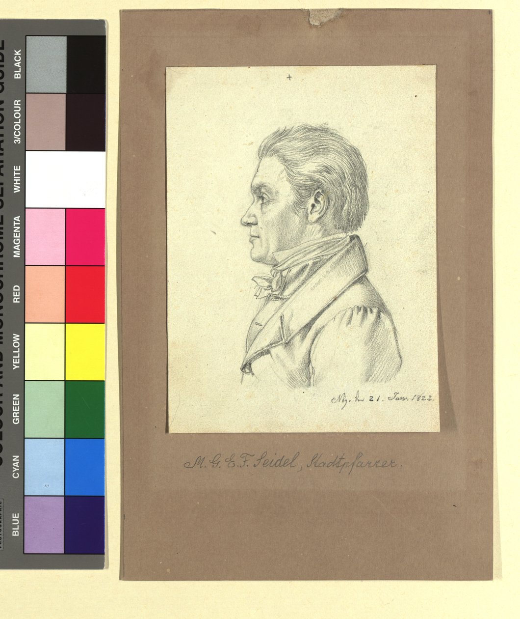 Gotthold Emanuel Friedrich Seidel (1774-1838), pastore a Norimberga da Johann Adam Klein
