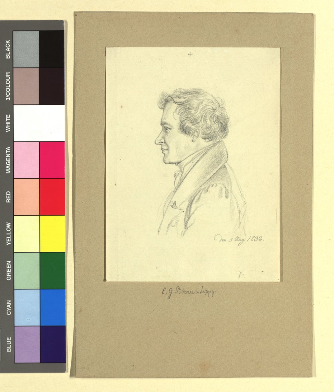 Gustav Karl Börner (1790-1855), pittore da Johann Adam Klein