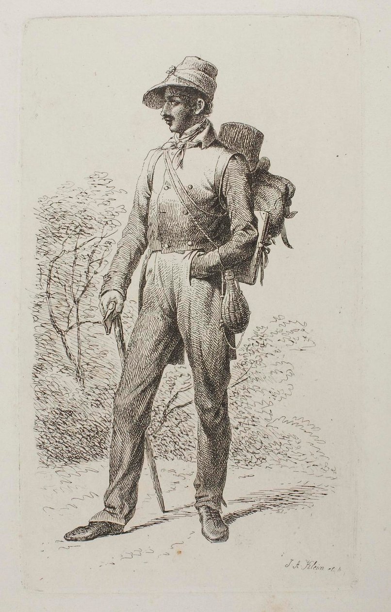 Johann Jacob Kirchner in viaggio a piedi da Johann Adam Klein