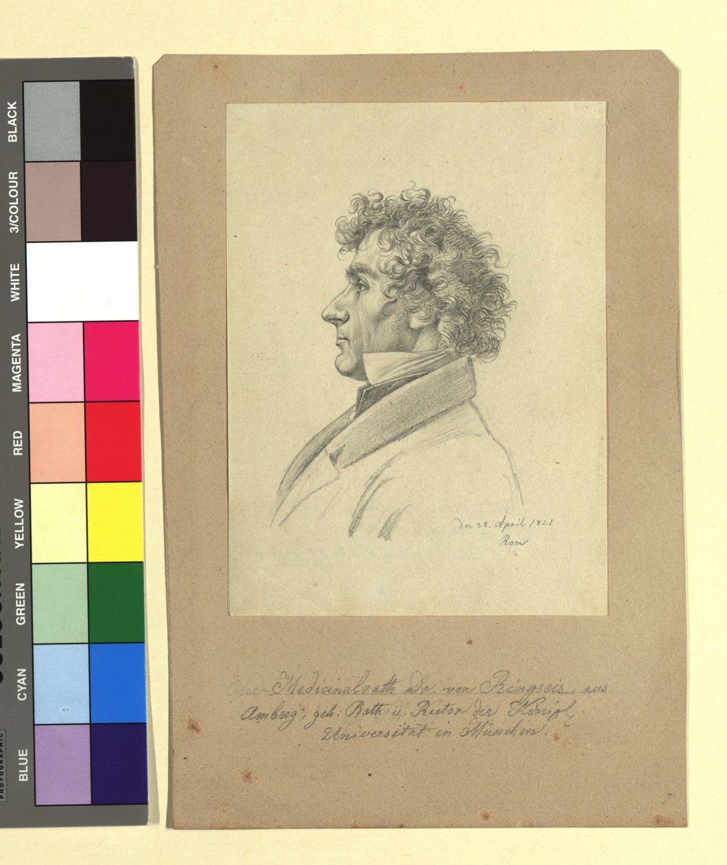 Johann Nepomuk von Ringseis (1785-1880), medico, rettore da Johann Adam Klein