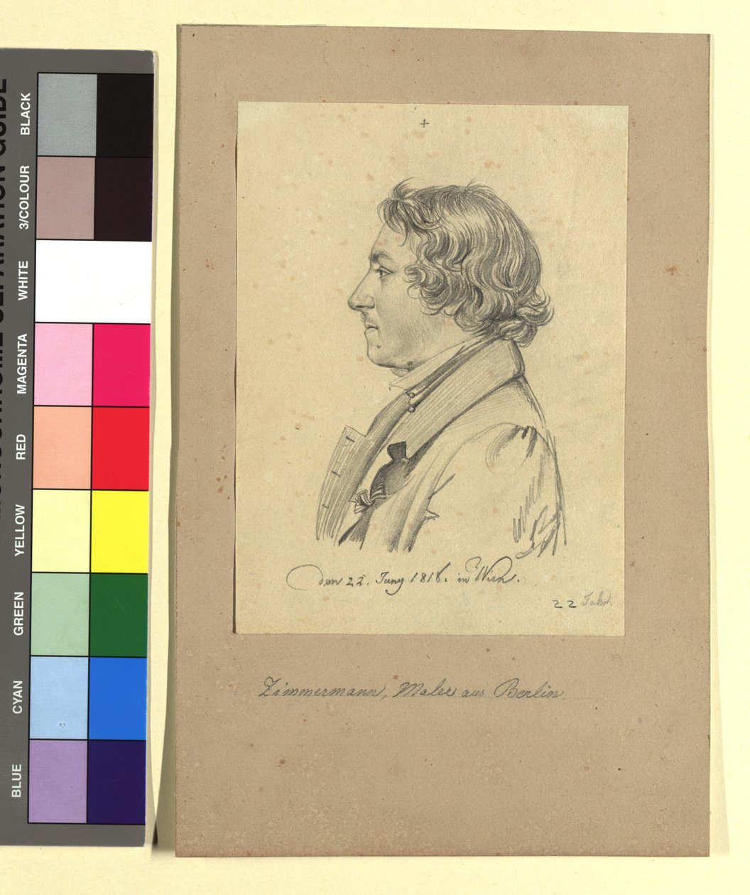 Karl Friedrich Zimmermann (1796-1820), pittore da Johann Adam Klein
