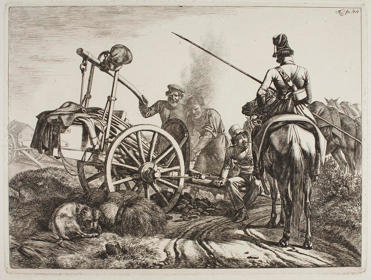 Fucina da campo russa da Johann Adam Klein
