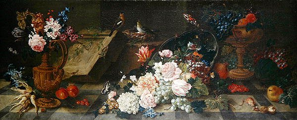Natura morta con fiori e frutta, c.1785-87 da Johann Amandus Winck