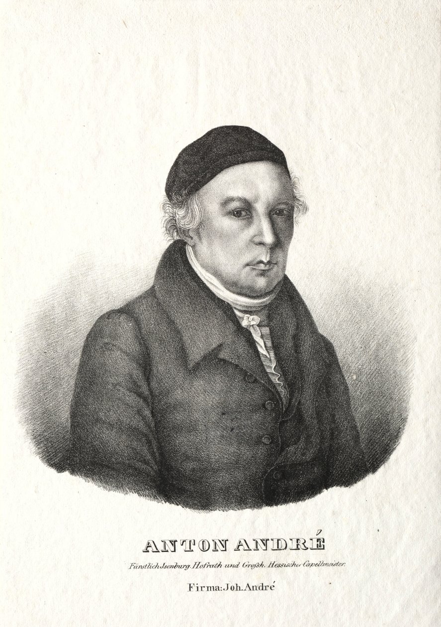 Ritratto di Anton André da Johann André