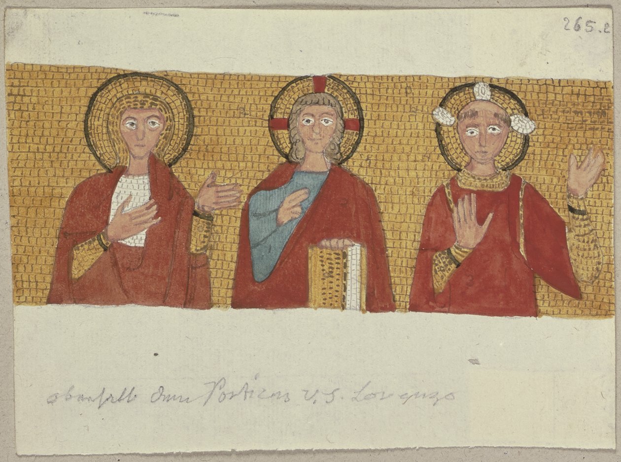 Aus: Sammlung von Umrissen und Durchzeichnungen, Band 1, Blatt 100 da Johann Anton Ramboux