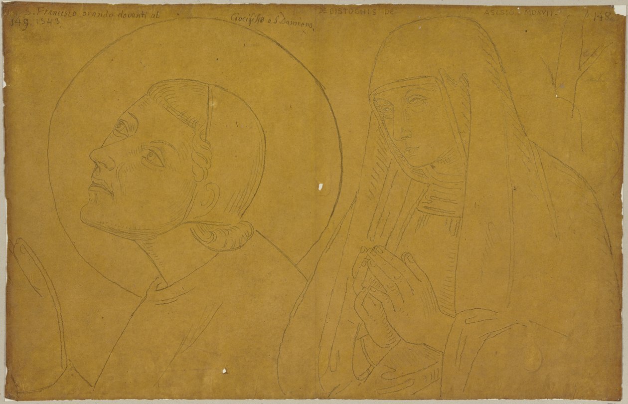Aus: Sammlung von Umrissen und Durchzeichnungen, Band 3, Blatt 102 da Johann Anton Ramboux