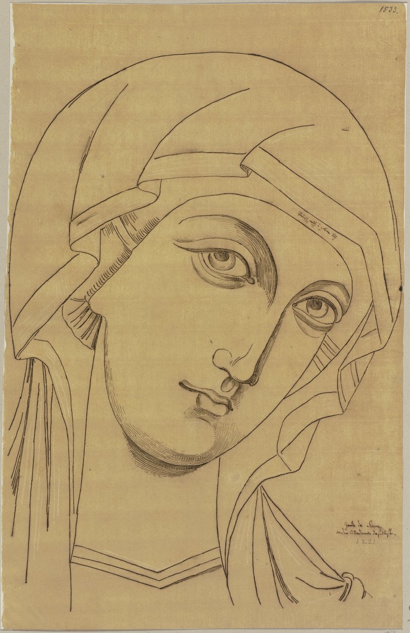 Da: Raccolta di schizzi e disegni preparatori, volume 3, foglio 97 da Johann Anton Ramboux