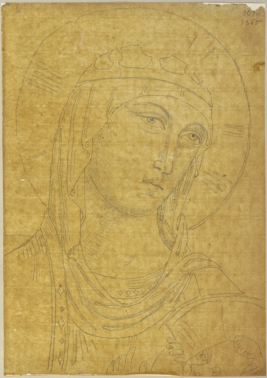 Aus: Sammlung von Umrissen und Durchzeichnungen, Band 6, Blatt 44 da Johann Anton Ramboux