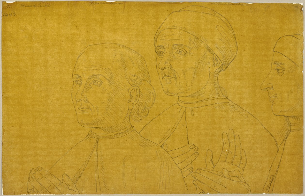 Da: Raccolta di contorni e ricalchi, volume 7, foglio 65 da Johann Anton Ramboux