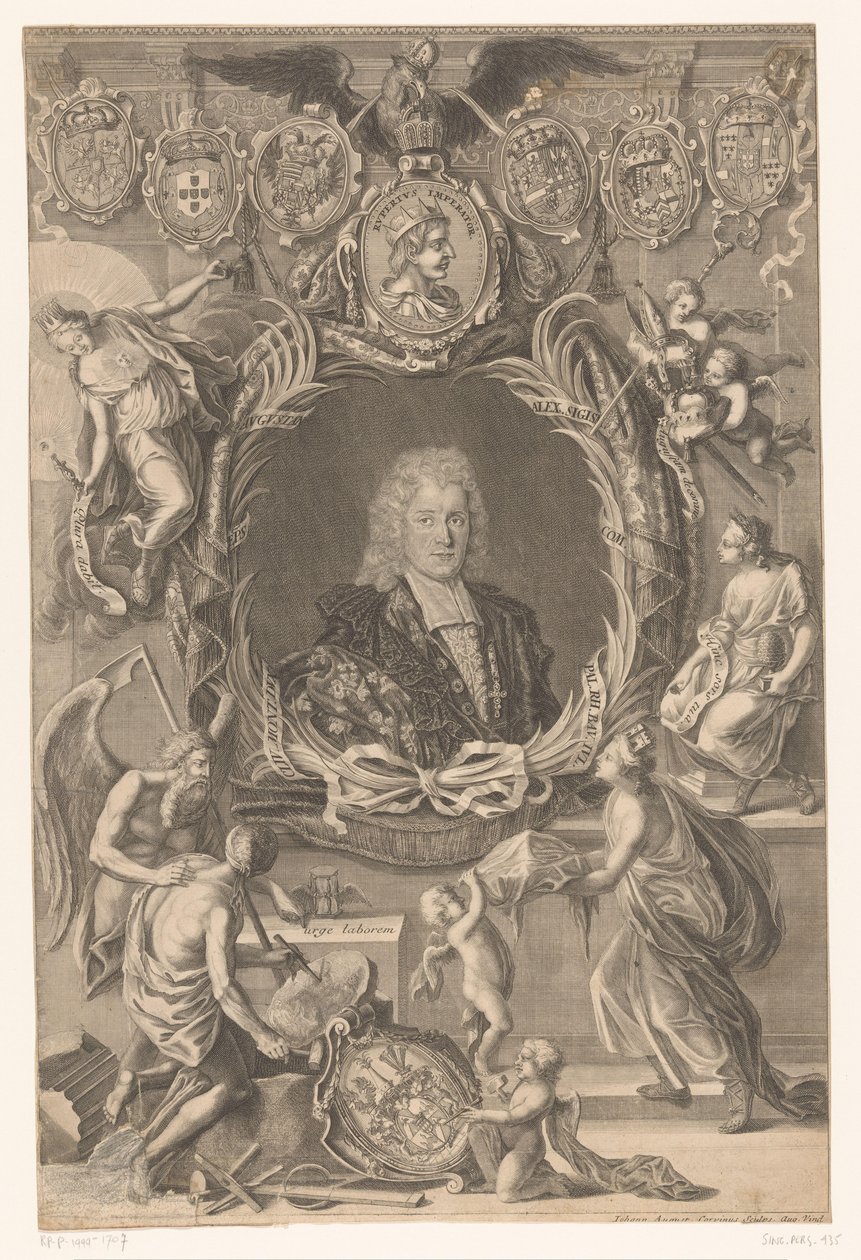 Ritratto di Alexander Sigismund, conte palatino di Neuburg da Johann August Corvinus