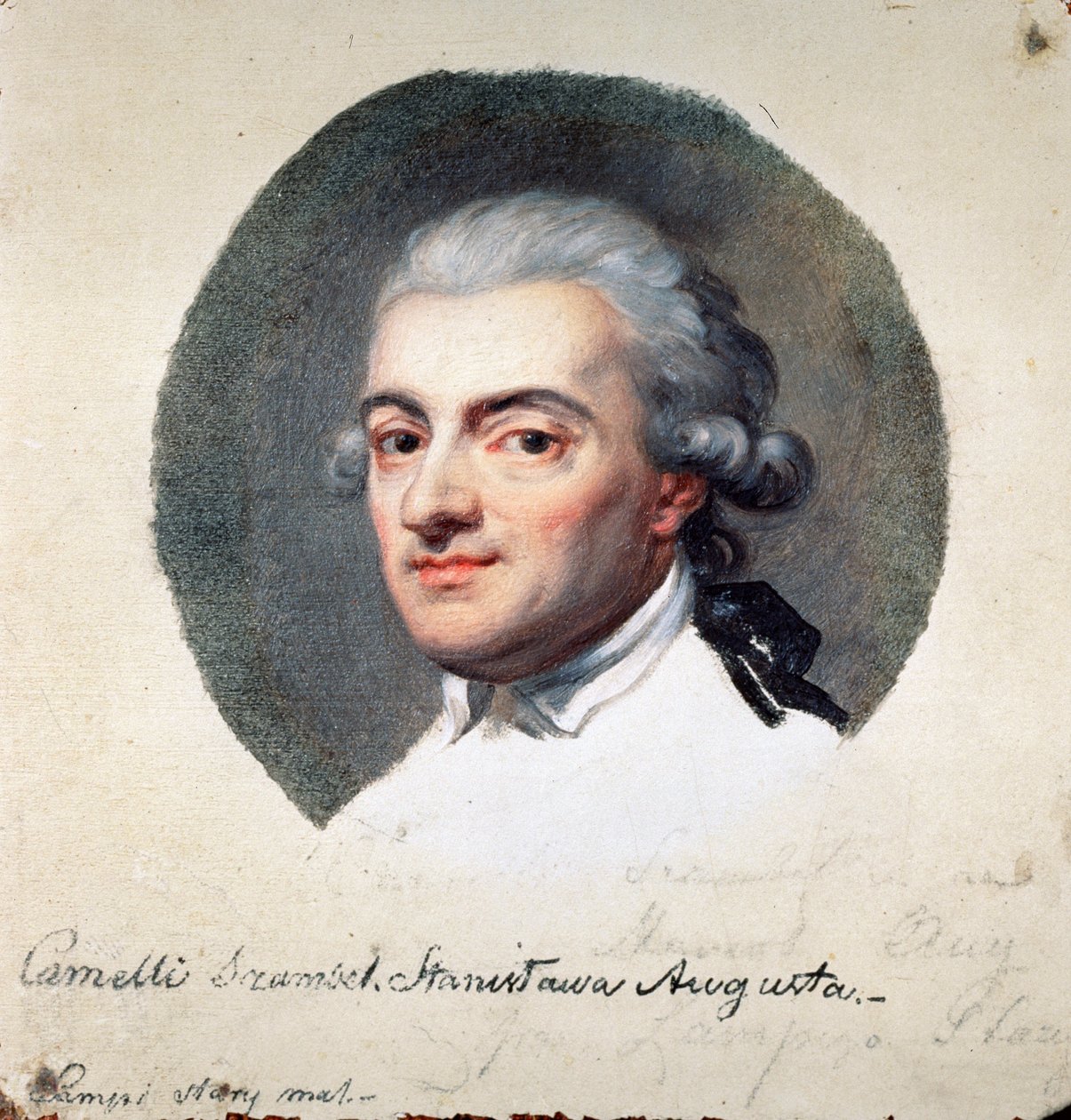 Ritratto di Stanislao II Augusto Poniatowski di Polonia da Johann Baptist I Lampi