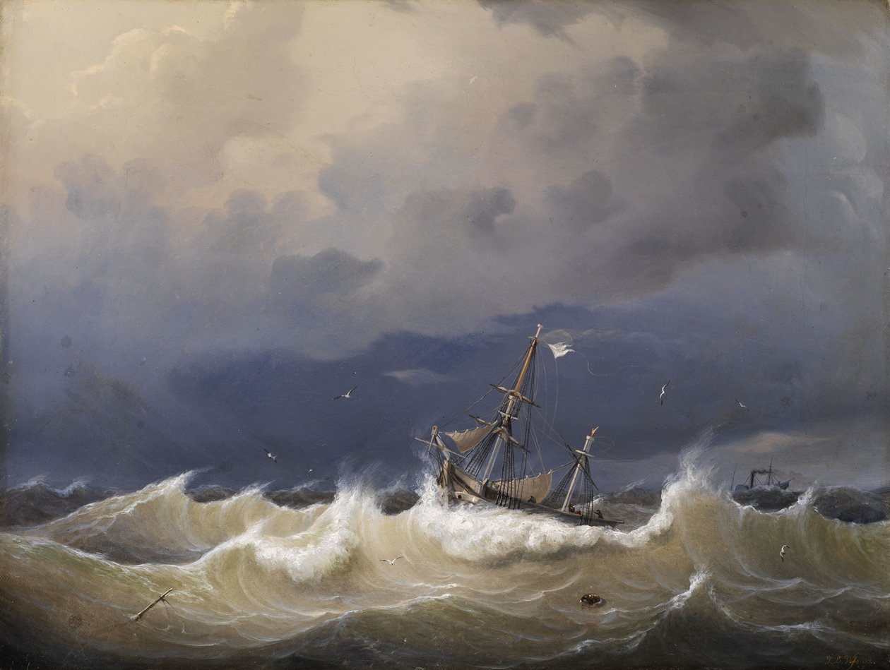 Johann Baptist Weiss pezzo marino 1852 da Johann Baptist Weiß