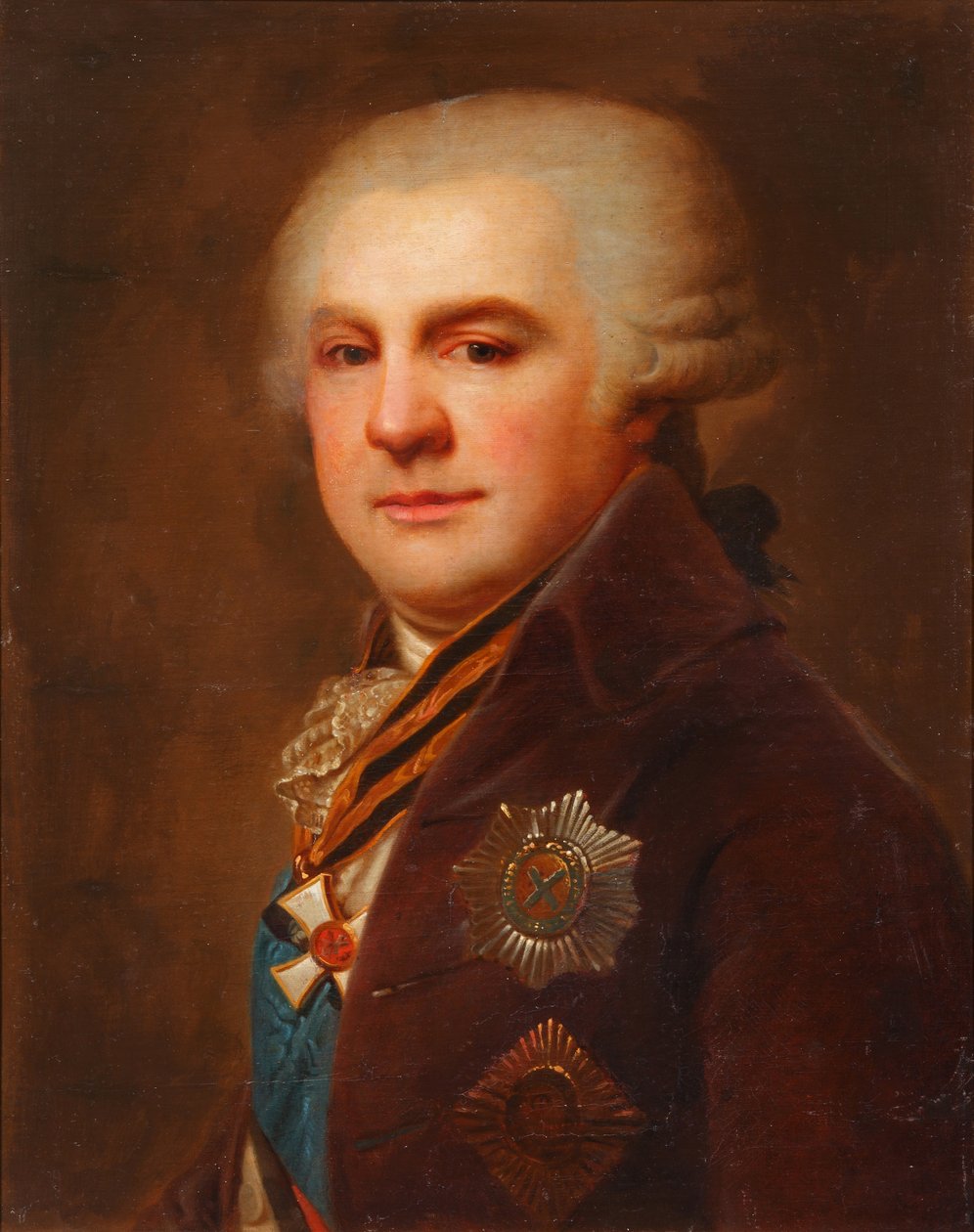 Ritratto del Conte Alexander Nikolayevich Samoylov 1744-1814, dopo il 1796 da Johann Baptist von Lampi the Elder