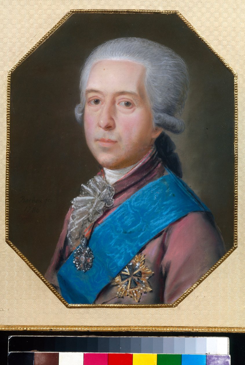 Ritratto del conte Mikhail Mikhailovitch Golitsyne da Johann Bardou