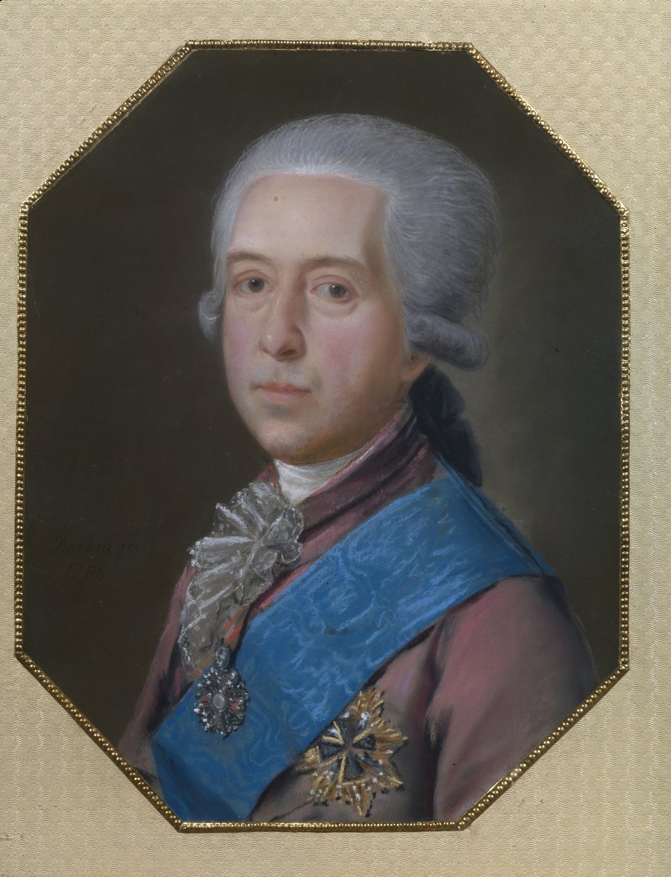 Ritratto del Generale Conte Mikhail Mikhaylovich Golitsyn 1731-1806, 1786 da Johann Bardou