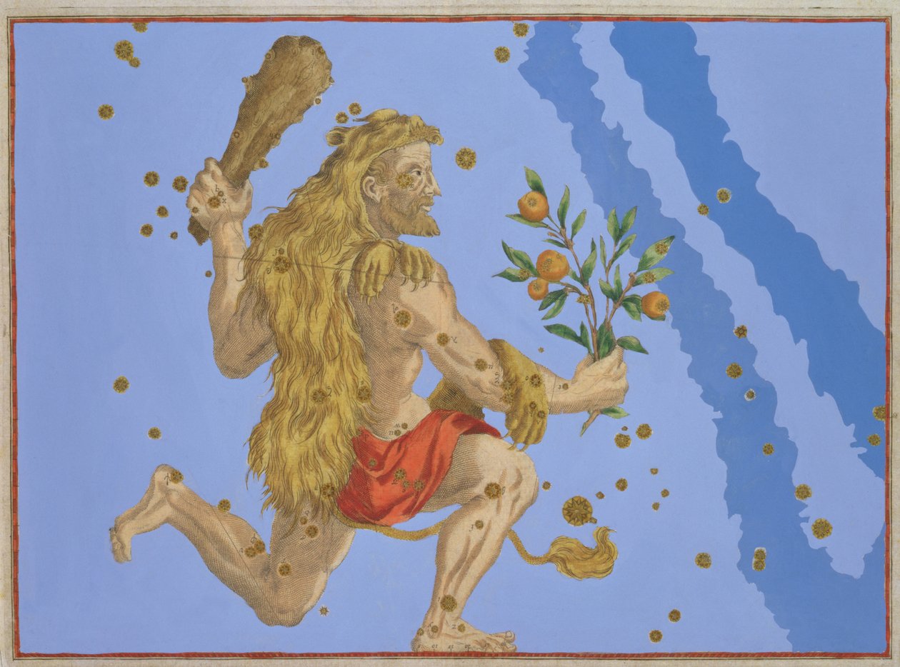 Costellazione di Ercole Pelle del Leone, da 