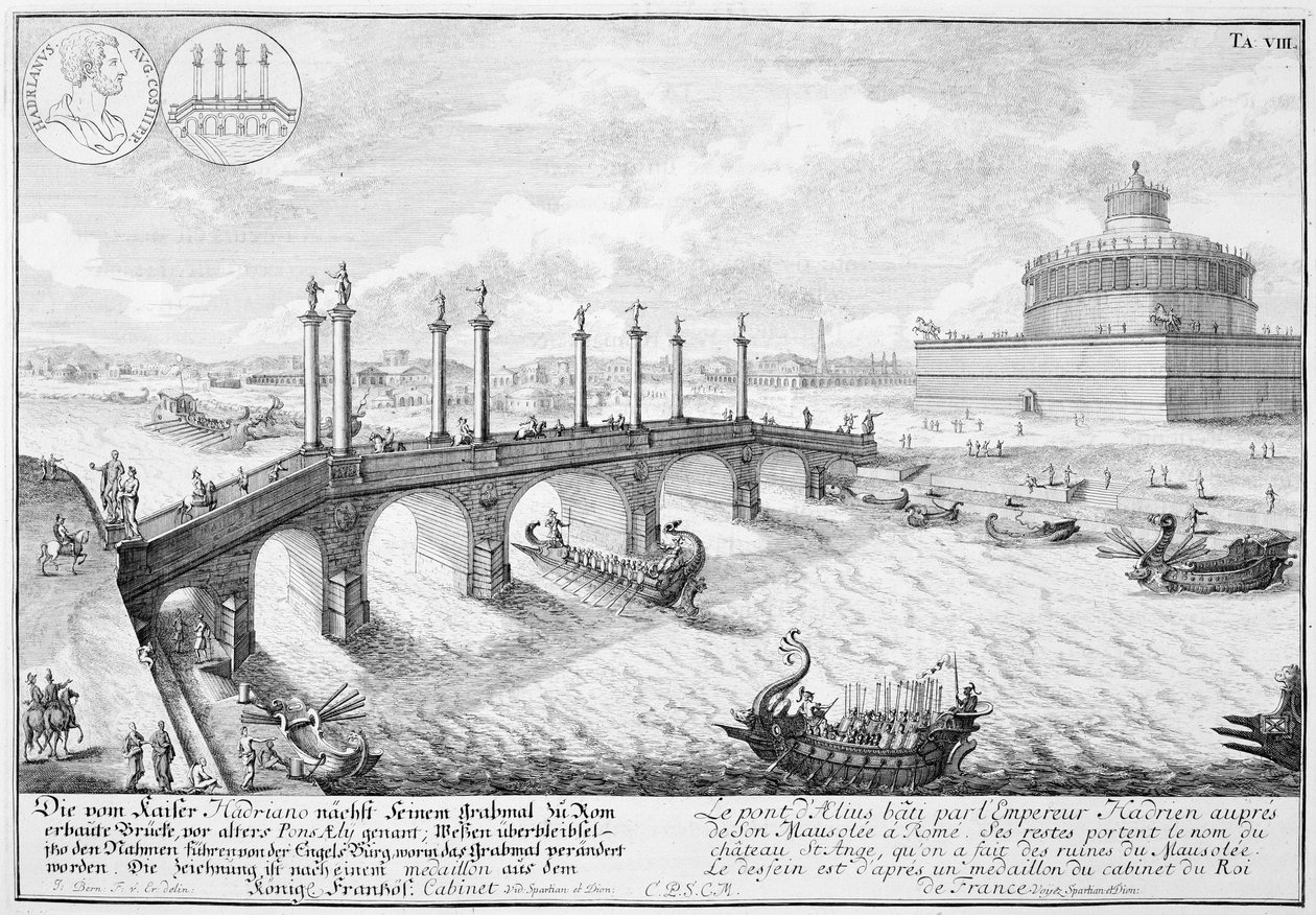 Ponte di Elio e Mausoleo di Adriano (Castel Sant