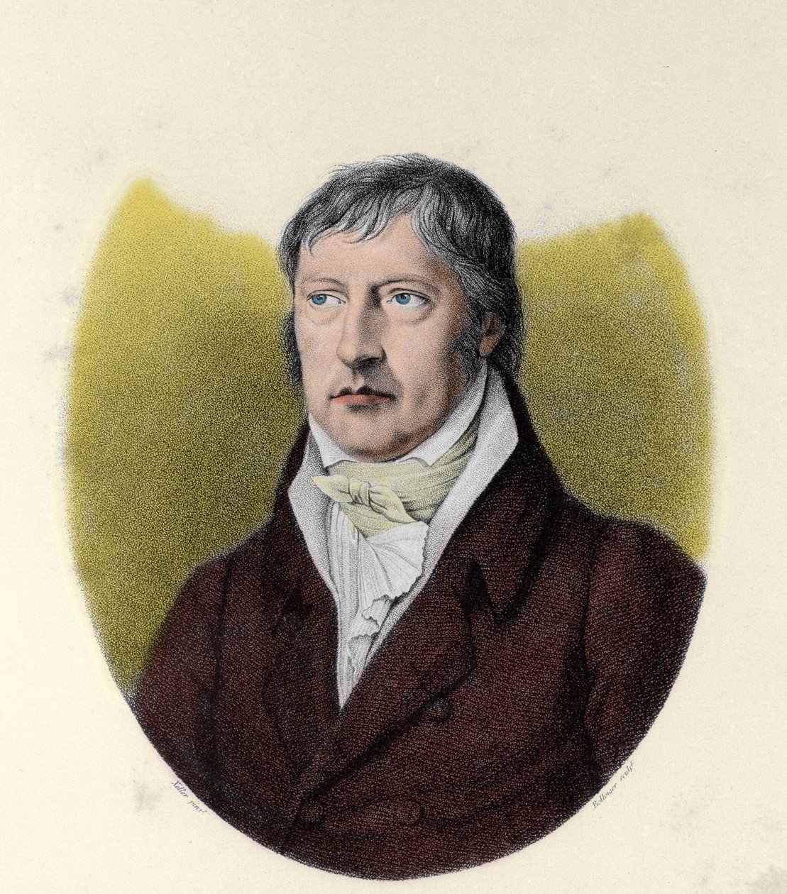 Ritratto di Georg Wilhelm Friedrich Hegel, filosofo tedesco da Johann Christian (after) Xeller