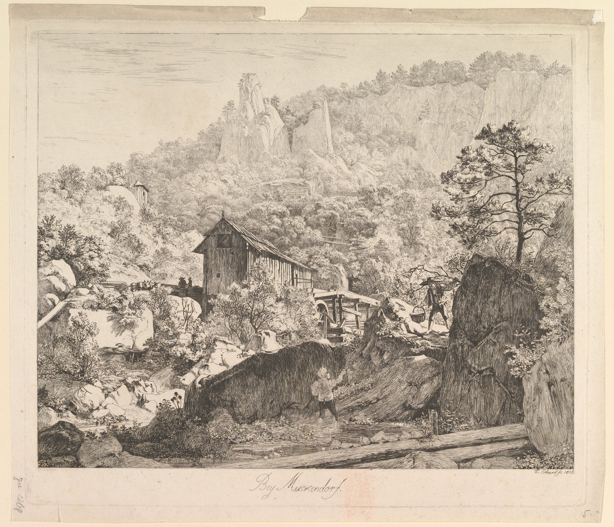 Intorno a Muckendorf, 1818 da Johann Christian Erhard