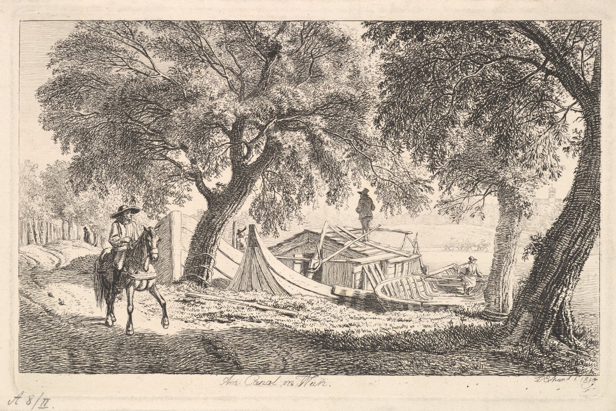 Sul canale a Vienna da Johann Christian Erhard