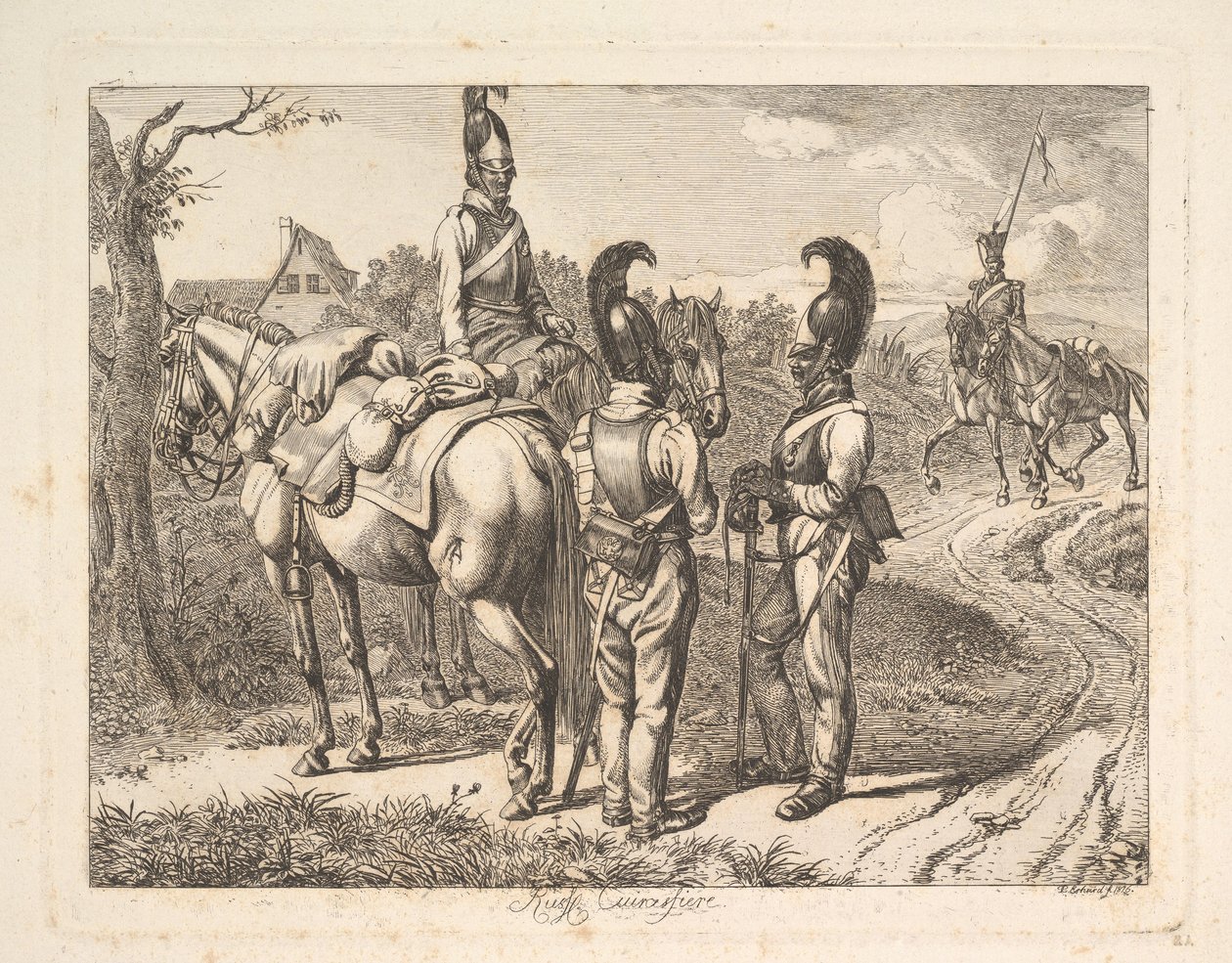 Corazzieri russi, 1816 da Johann Christian Erhard