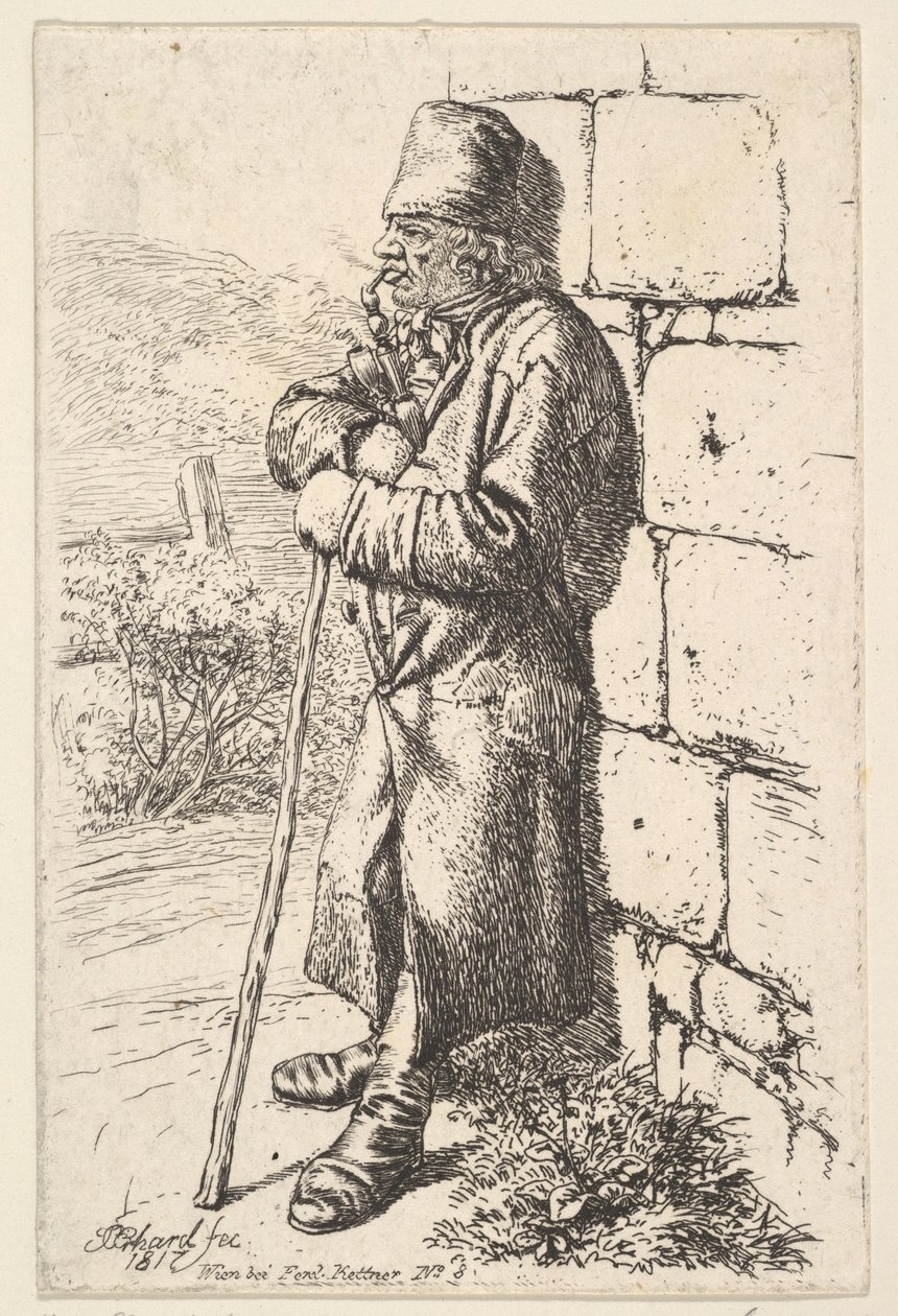 Il Fumatore di Tabacco da Johann Christian Erhard