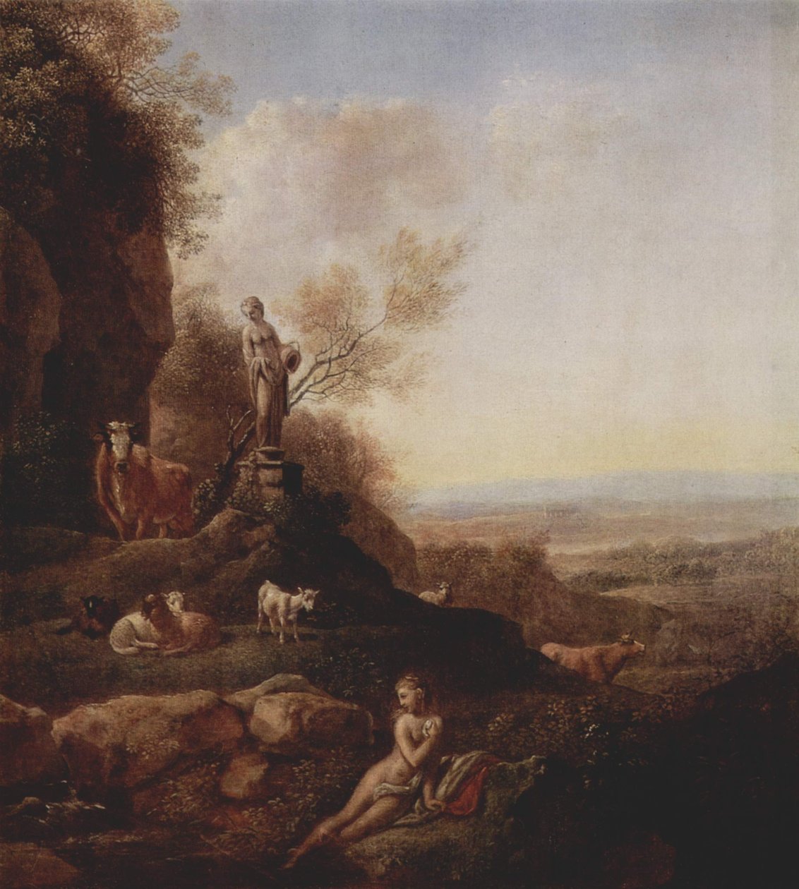 Paesaggio italiano da Johann Christian Klengel