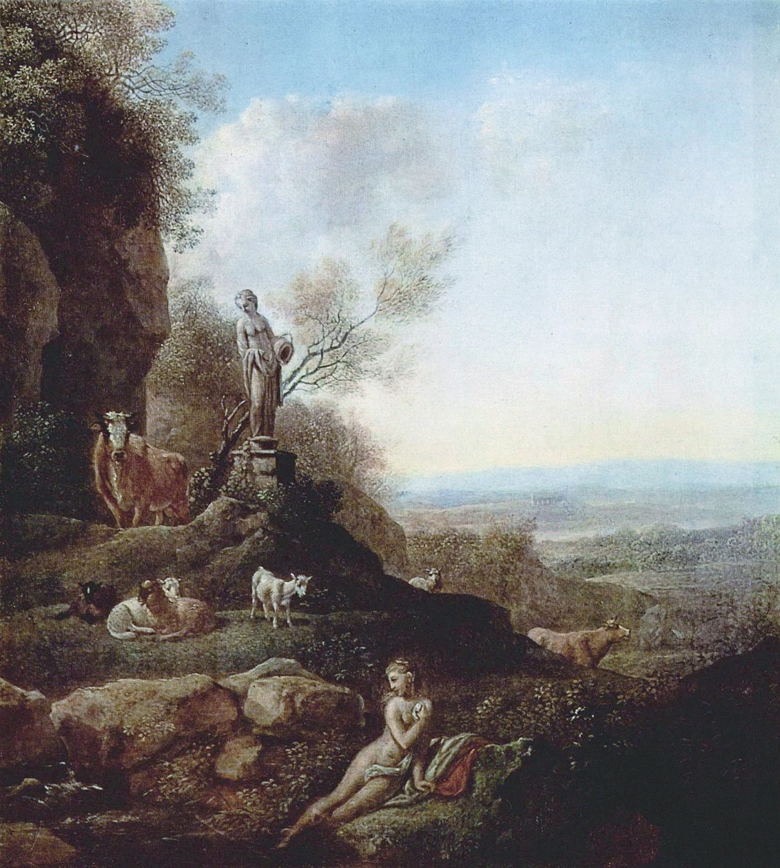 Paesaggio italiano da Johann Christian Klengel
