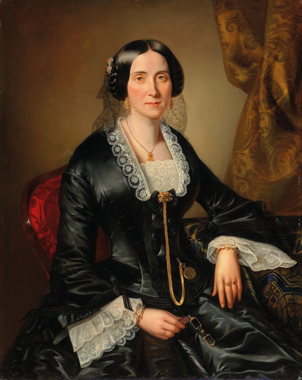 Mayer - Ritratto Johanna Bujatti da Johann Christian Mayer