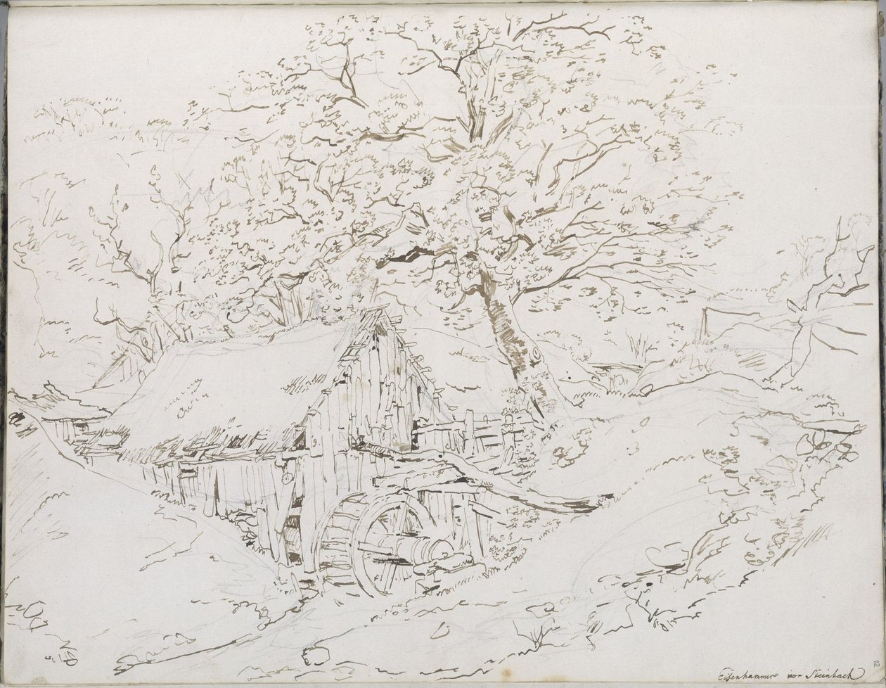 Martello da fabbro a Steinbach da Johann Christian Reinhart