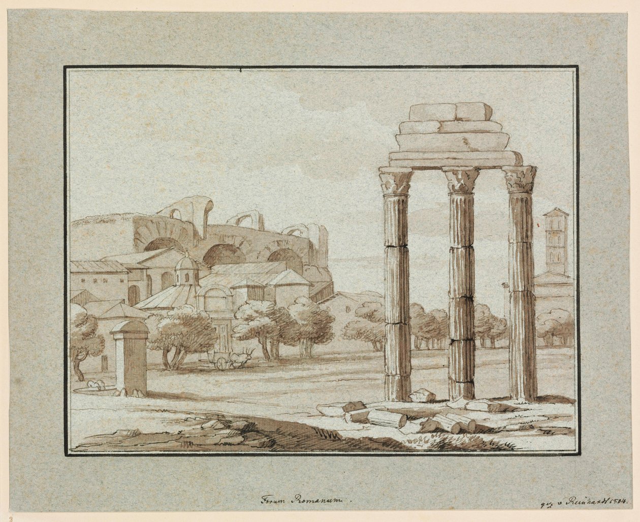 Foro Romano da Johann Christian Reinhart