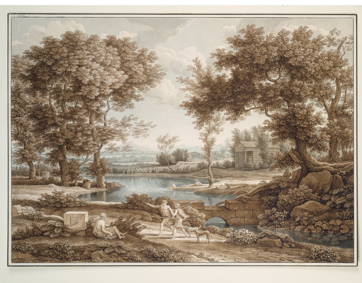 Paesaggio eroico da Johann Christian Reinhart