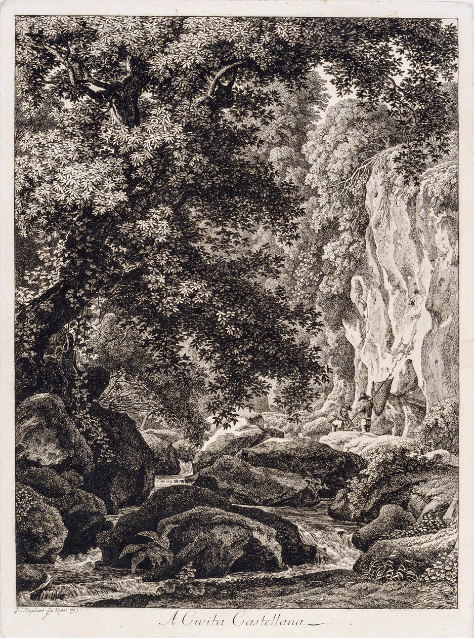 Johann Christian Reinhart A Civita Castellana 1793 da Johann Christian Reinhart