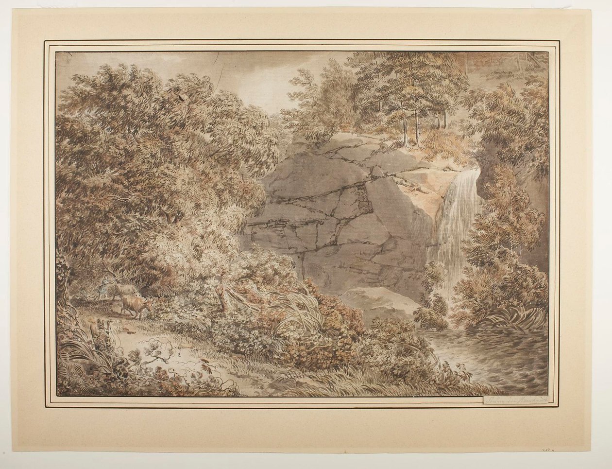 Paesaggio da Johann Christian Reinhart
