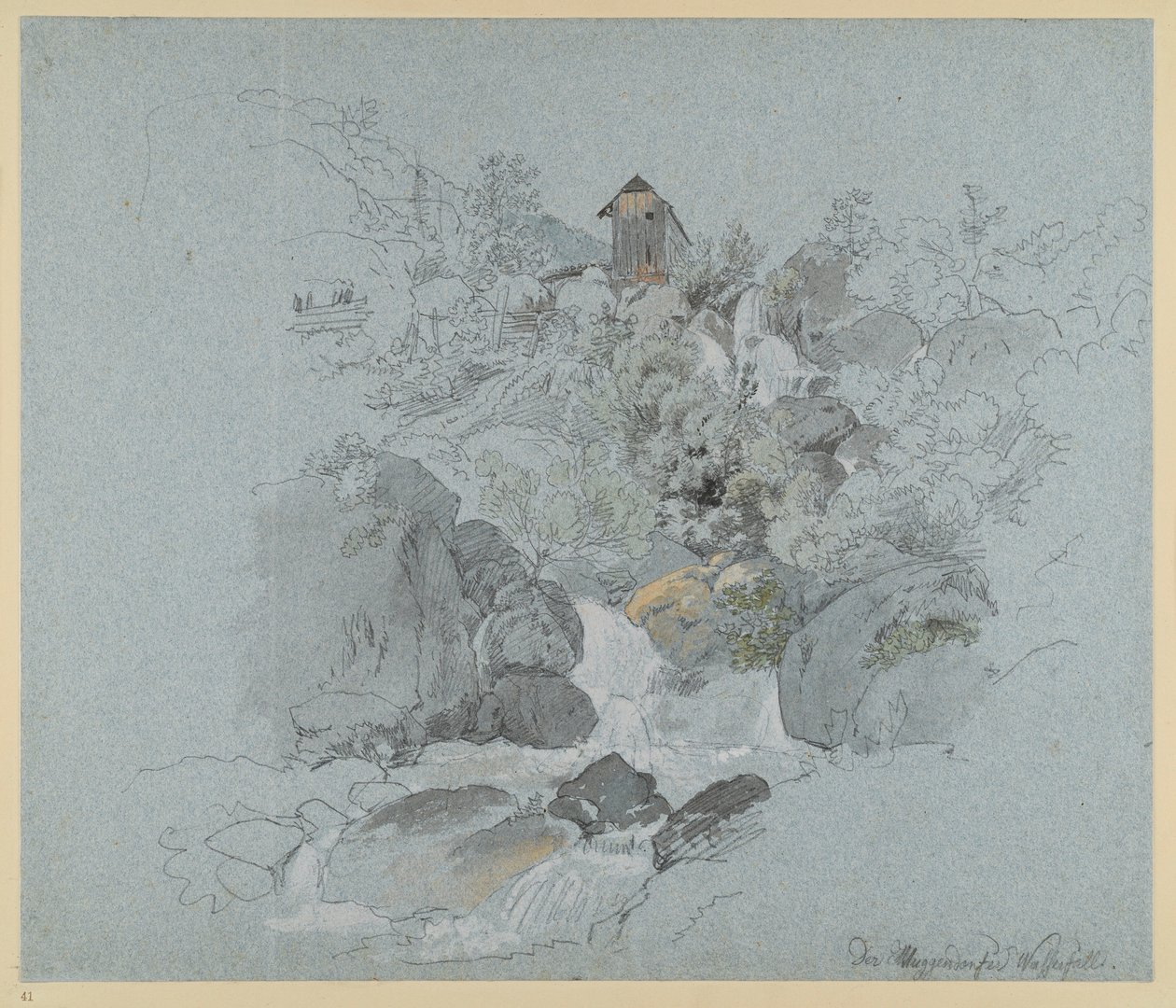 La cascata di Muggendorf da Johann Christoph Erhard