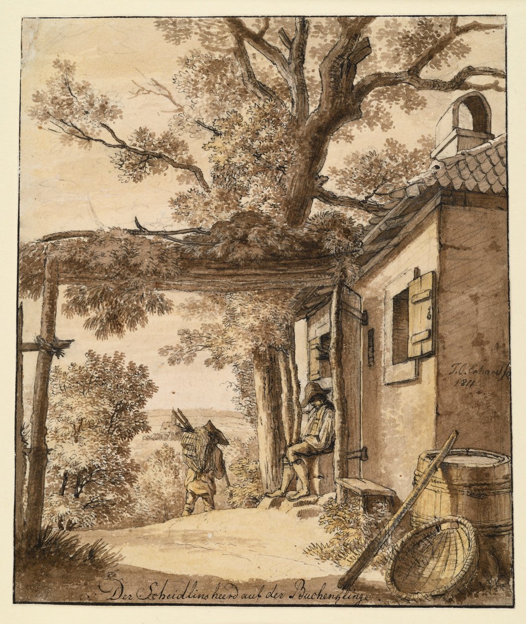 Il focolare Scheidlin sulla Buchenklinge da Johann Christoph Erhard