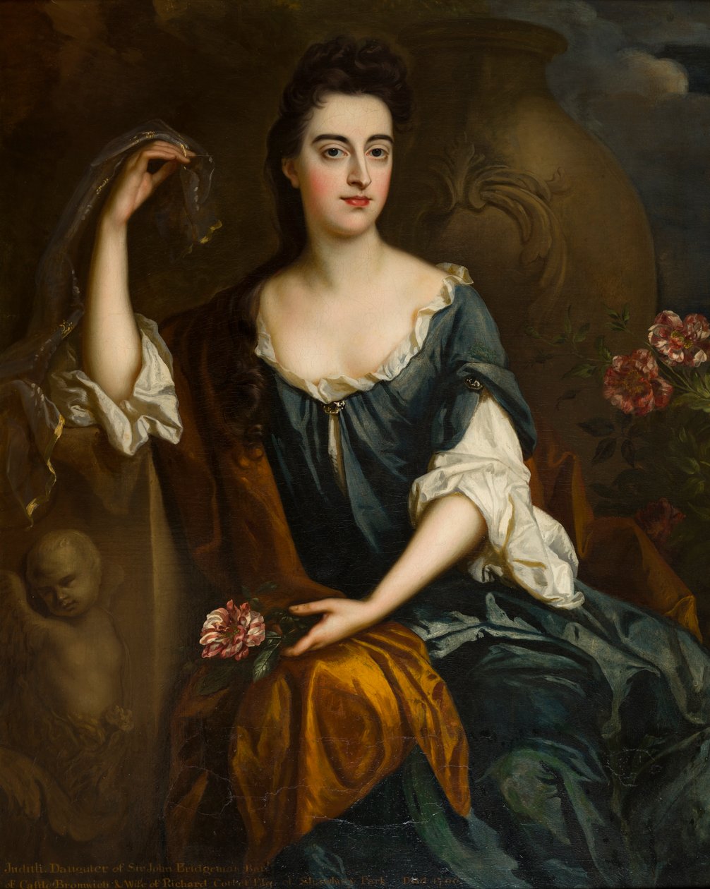 Ritratto di Mrs Judith Corbet, c.1680-1710 da Johann Closterman