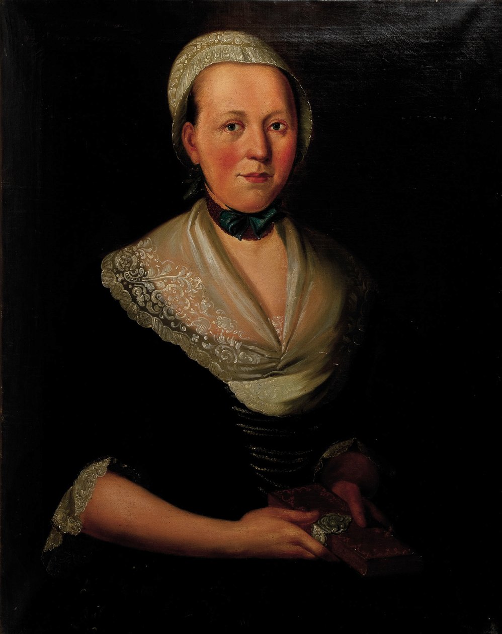 Johann Eberhard Ihle Ritratto di Maria Agata di Josenhans 1779 da Johann Eberhard Ihle