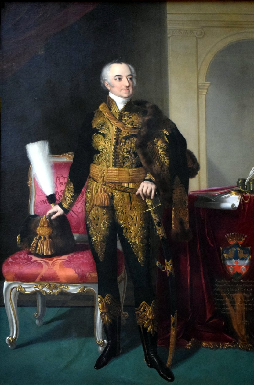 Ritratto del barone János Malonyay da Johann Ender