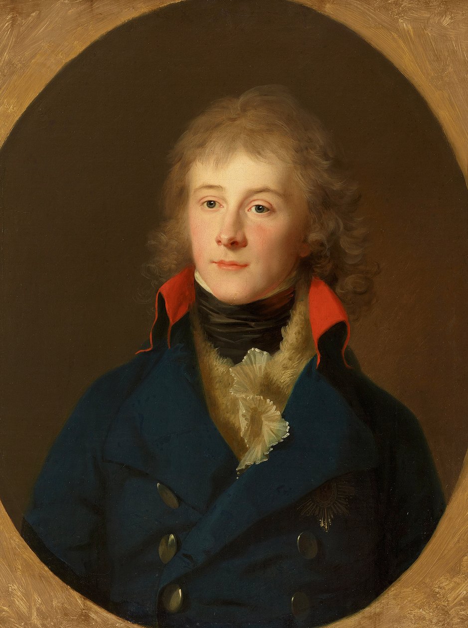 Ritratto del principe Luigi Ferdinando di Prussia da Johann Friedrich August Tischbein