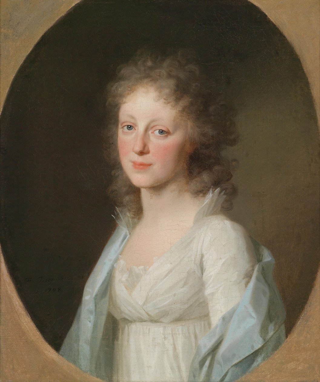 Johann Friedrich August Tischbein Ritratto della signora Loder da Johann Friedrich August Tischbein